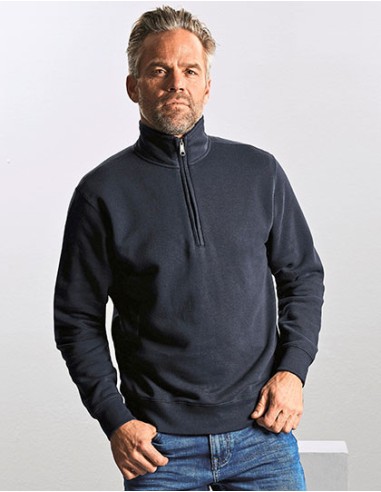 R-R-270M-0-Adults' Authentic 1/4 Zip Sweat